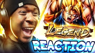 NEW LEGEND RARITY SUPER VEGITO COMING TO DRAGON BALL LEGENDS REACTION!