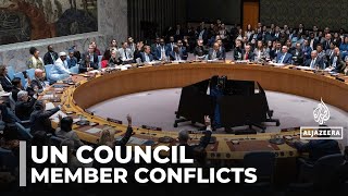 UN Security Council challenges: Several members of the Council are in conflicts