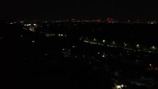 Over my home at night!