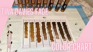 Tina Davies NEW FADE PIGMENT Color Chart (How To Make Your Own Color Chart)