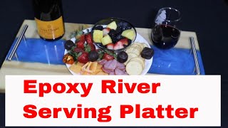 Epoxy river serving platter
