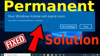 How to fix your windows license will expire soon on windows 10 | 2023