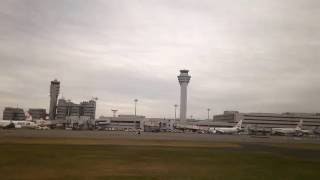 ANA飛行機 着陸の瞬間