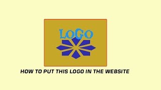 how to put logo in website?
