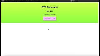 OTP Generator - React Project
