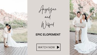 Modern Elopement With Blush Pink Details