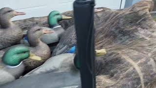 Duck hunting kayak setup