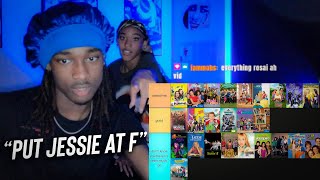 WE ARGUED OVER THESE TIER LISTS (DISNEY, CARTOON NETWORK, NICKELODEON)