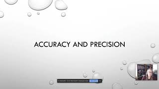 Accuracy, Precision, Error Notes