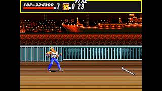 AMGVR STREET OF RAGE ROUND 5 AXEL HARD MODE ABOARD SHIP 1991 FULLY REMASTERED 4K 60FPS