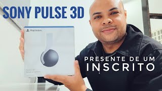SONY PULSE 3D HEADSET 🎧 | PRESENTE DE UM INSCRITO!