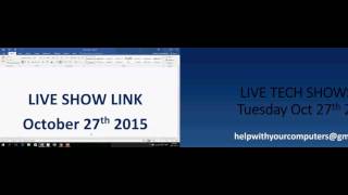 Windows 10 Live Show link