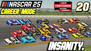 THE MOST INSANE/STRESSFUL DEGA RACE - NASCAR 25 Career Mode