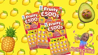 🍏 🍌 Fruity £500s Scratch Cards 🍇 🍉 @supersmileyscratchcards