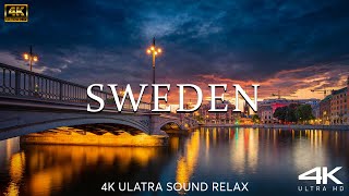 SWEDEN (4K UHD) - Relaxing Music With Stunning Beautiful Nature (4K Video Ultra HD)