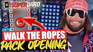 NEW MACHO MAN WALK THE ROPES PACK OPENING!! WWE SUPERCARD