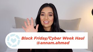 2020 Black Friday Haul Annam Ahmad - GHD, Charlotte Tilbury, I Saw It First, Sweaty Betty & Miss Pap