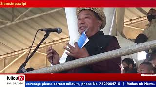 Speech by Deputy CM of Manipur 'Losii Dikho' at Lamka