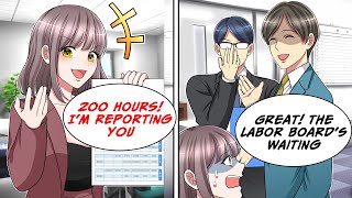 [Manga Dub] A new Hire claimed insane overtime, so I told Him to call the labor board...!? [RomCom]