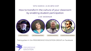 How to transform the culture of your classroom by enabling student participation #StudentVoice