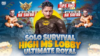 Rank#1 Solo Survival | Everything's Impossible Until Somebody Does It | Pubg Mobile | How Brand