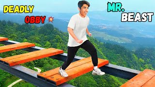 Playing Mr Beast Game DEADLY OBBY In Roblox | @MrBeast