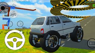 Modified MARUTI ALTO, WHITE QUEEN , 4X4 3D GAME , 