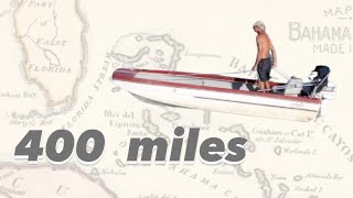 Florida to The Bahamas in small boat