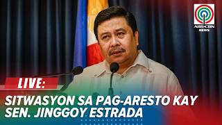 LIVE: Sitwasyon sa pag-aresto kay Sen. Jinggoy Estrada | ABS-CBN News (June 1, 2026)