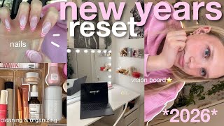 NEW YEARS RESET VLOG 2026 ⭐️ getting my life together