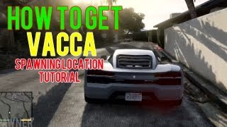 GTA 5 (V): How to get a Vacca (works 100%) ( Lamborghini ) | kostenlos einen vacca bekommen