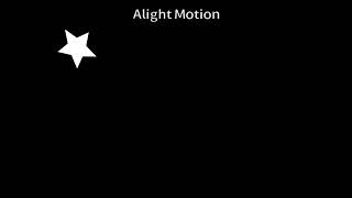 My first animation "star" | ​⁠music:@countriespony2  app: alight motion|