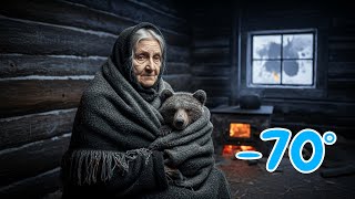 life at –71°C | 85 Year Old Widow Saves a Freezing Bear Cub | Survival in Siberia