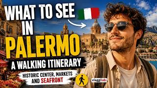 What to See in Palermo: A Walking Itinerary Through the Historic Center, Markets and Seafront!