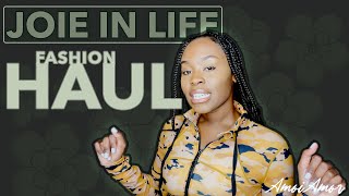 JOIE IN LIFE TRY ON HAUL | SEXY WORKOUT CLOTHES  | BLACK OWNED BUSINESS | AMOIAMOR