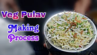 Veg pulav making process @ExpressNepali @deudachhalpiratikosansar