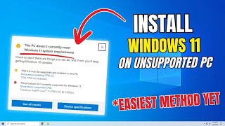 This EASY Trick lets you Install Windows 11 on UNSUPPORTED Computers