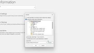 How To Create/Make New Archive Folder In Outlook 