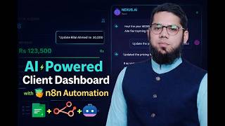 AI-Powered Client Dashboard with n8n Automation | Real Business Workflow | Code With Hafiz