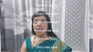 raina beeti jaaye movie Amar Prem based on which raag let's find out