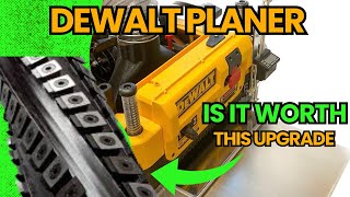 Dewalt Planer Helical Cutter Upgrade