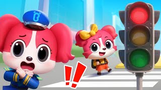 Going to School By Myself | Safety Rules | Kids Cartoons | Sheriff Labrador | BabyBus TV