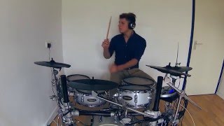 Sander Bos - 'Brighter' Hillsong Young & Free - Drum Cover