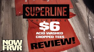 $6 SUPERLINE WHOLESALE TEES - REVIEW / Unboxing