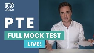 E2 PTE Full Mock Test - LIVE with Jay!
