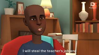 Isaiah steal the teacher's job and he gets grounded