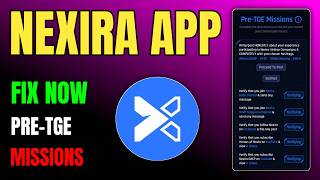 Nexira Airdrop 🔥 Pre-TGE Missions Incomplete? Full Solution Guide 🚀