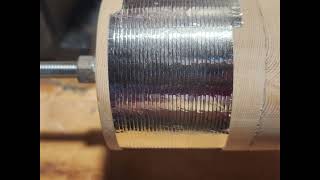 My first try(s) with a homemade tinfoil phonograph.