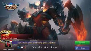 (Mayhem mode) using Thamuz fighter "MVP"