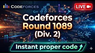 🔴 LIVE – Codeforces Round 1089 (Div. 2) | Solving Problems in C++ | CP | A. A Simple Sequence
